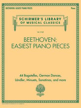 Beethoven: Easiest Piano Pieces piano sheet music cover